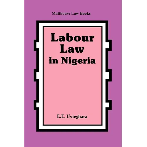 Labour Law in Nigeria - Paperback