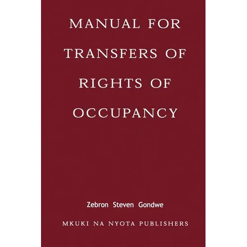 Manual for Transfers of Rights of Occupa - Paperback