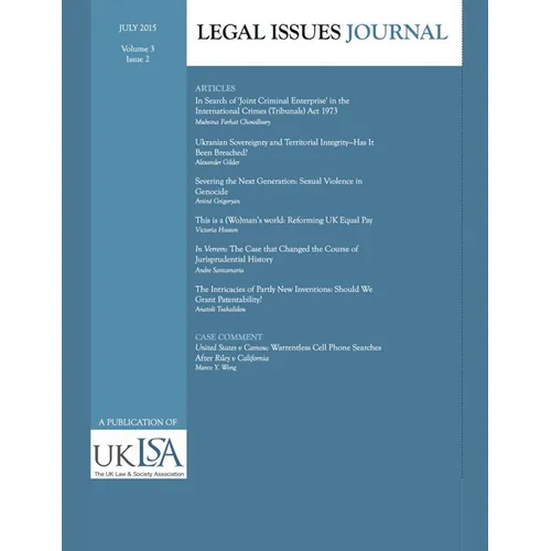 Legal Issues Journal 4(2) - Paperback