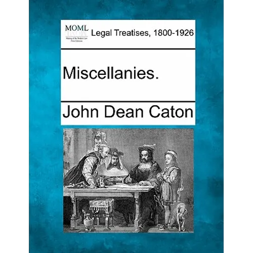 Miscellanies.