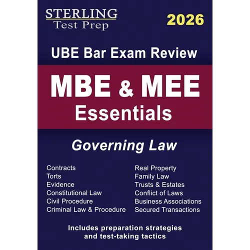 MBE & MEE Essentials: UBE Bar Exam Governing Law