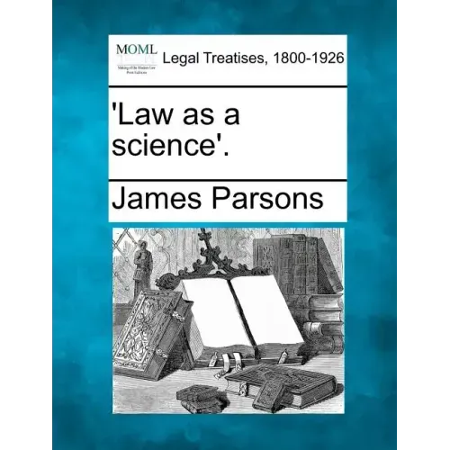 'law as a Science'.
