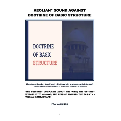 Aeolian Sound Against Doctrine of Basic Structure - Paperback