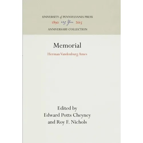 Memorial: Herman Vandenburg Ames