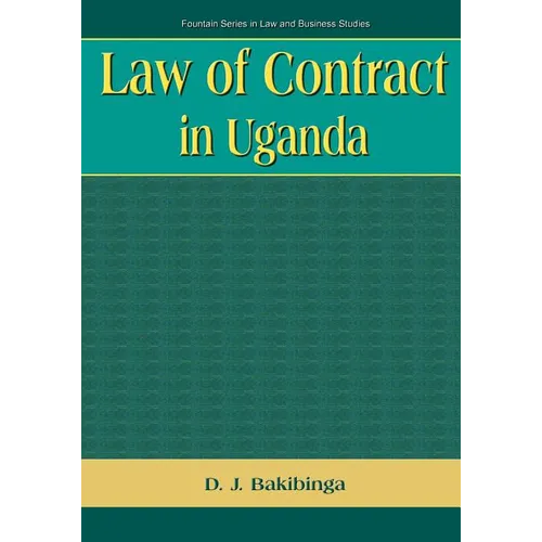 Law of Contract in Uganda - Paperback