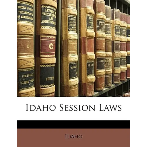 Idaho Session Laws