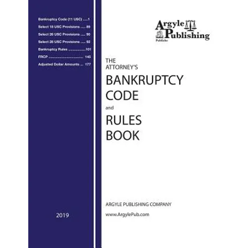 The Attorney's Bankruptcy Code and Rules Book - Paperback