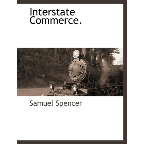 Interstate Commerce.