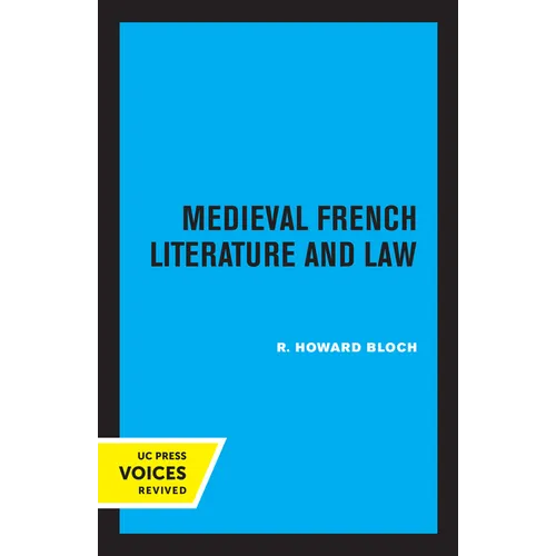 Medieval French Literature and Law